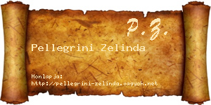 Pellegrini Zelinda névjegykártya